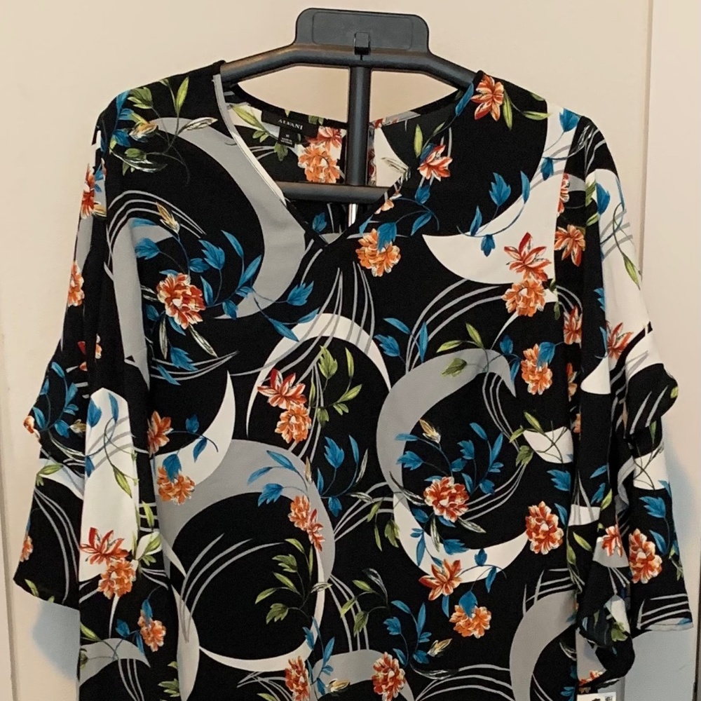 Alfani Floral Blouse